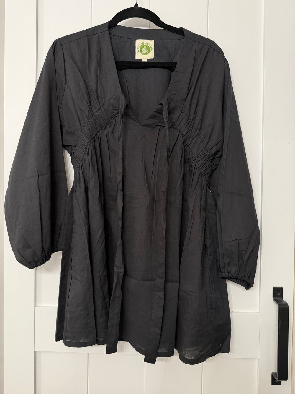 Mod’s Mahal Maya black short tunic dress in size Small